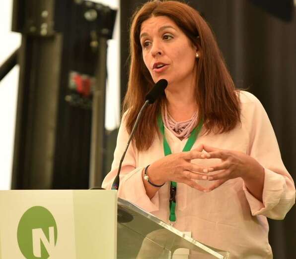 La vicealcaldesa de Telde y parlamentaria regional de NC, Carmen Hernández (Foto TA)